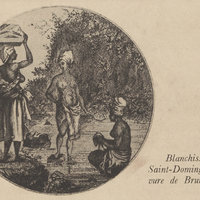Blanchisseuses de Saint-Domingue. (Gravure de Brunias.)