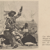 Une débauche de Morgan vue par un romantique. (Histoire des Pirates par Christian.)