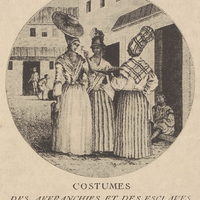 Costumes des affranchies et des esclaves des Colonies.