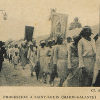 Procession à Saint-Louis (Marie-Galante)