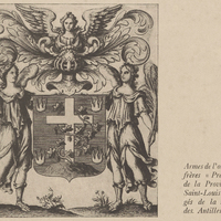 Armes de l'ordre des frères « Prescheurs de la Province de Saint-Louis » chargés de la mission des…