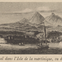 « Le Fort royal dans l'Isle de la Martinique, vu du mouillage »