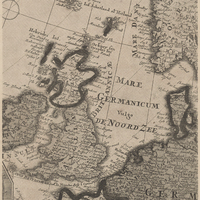 Le change d'action de Thurot. (Carte hollandaise du XVIIIe siècle.)
