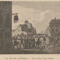 La vie des corsaires. - Les parts aux prises.