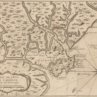Carte de l'Isle de Cayenne et de ses environs