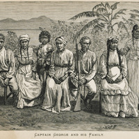 Captain George with his family