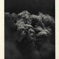 Steam-ash clouds in the afternoon of August 30, 1902, strongly illumined clouds with rapidly…