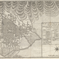 Plan de la ville de Caracas dans l'Amérique méridionale, capitale des provinces de Venezuela…