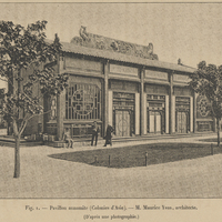 Fig. 1. — Pavillon annamite (Colonies d'Asie). — M. Maurice Yvon, architecte