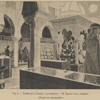 Fig. 3. — Pavillon de la Tunisie, vue intérieure. — M. Maurice Yvon, architecte
