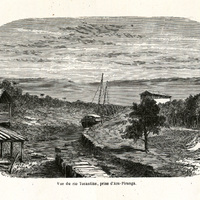Vue du Rio Tocatins, prise d'Ara-Piranga