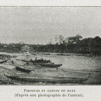 Pirogues et canots du pays