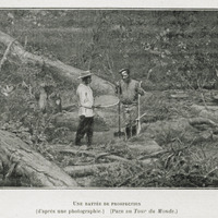 Une battée de prospection