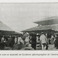 Un coin du marché de cayenne