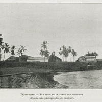 Pénitencier - Vue prise de la place des cocotiers