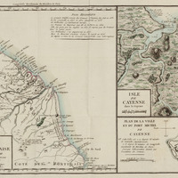 Carte de la Guyane Française, de l'isle de Cayenne et du Fort Michel