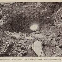 Extrémité du grand tunnel : Vue du fond du Balset