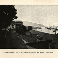 Saint-Pierre : de la Batterie d'Esnotz au mouillage (1870)