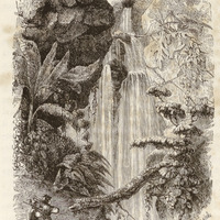 La cote de la Guadeloupe offrit le spectacle d'une cascade magnifique