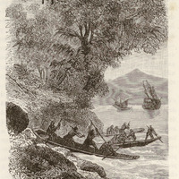 A peine ces chaloupes se furent-elles approchées du rivage