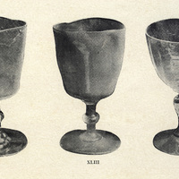 Deformed wine-glasses from Saint-Pierre