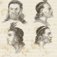Différentes vues d'un indien
