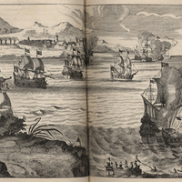 Affrontements en mer entre flibustiers et galions espagnols