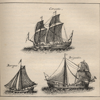 Corvette. Barque. Brigantin
