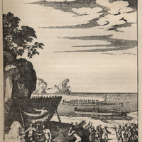 Visite des sauvages au François