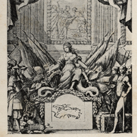Gravure en frontispice de l'ouvrage du Père Du Tertre « Histoire Générale des Isles Saint…