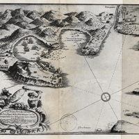 Cul de Sac Port du Carénage et Fort Royal de la Martinique en l'estat qu'il était lors de la guerre…