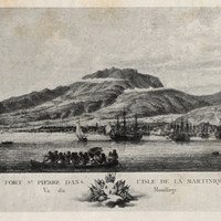 Le Fort Saint-Pierre dans l'Isle de la Martinique vu du Mouillage