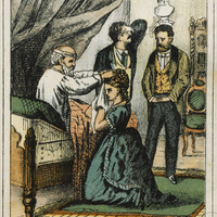 Blondel mourant bénit les siens