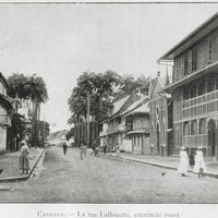 Cayenne. - La rue Lallouette, extrémité ouest