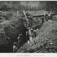 Chantier aurifère. - Lavage de l'or
