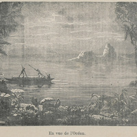 En vue de l'océan