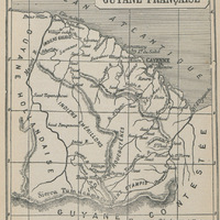 Carte de la Guyane Française