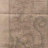 Croquis itinéraire de l'exploration de l'indochine entre Saïgon et Sou-Tcheou-Fou