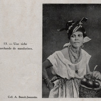 Une riche marchande de mandarines
