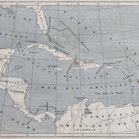 [ Carte représentant la Floride,le Mexique, une partie de l'Amérique du sud, les Grandes et Petites…