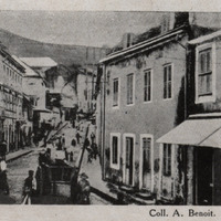 Saint-Pierre. La rue Victor-Hugo avant la catastrophe du 8 mai 1902