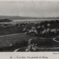 Trois-Ilets. Vue générale du Bourg