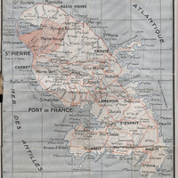 Carte de la Martinique