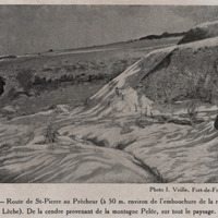 Route de Saint-Pierre au Prêcheur ( à 50m. Environ de l'embouchure de la rivière Lèche ). De la…