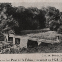 Le Pont de la falaise reconstruit en 1921-1923