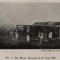 Abri Moutet. Excursion du 25 Août 1929