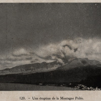 Une éruption de la Montagne Pelée