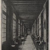 Grande galerie du Château de Lauroy où se trouve la miniature de Nakchidil. Clémont-sur-Sauldre (…