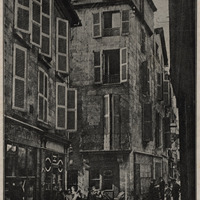 Périgueux. Maison patrimoniale de Bertin au coin des rues Taillefer et Aubergerie
