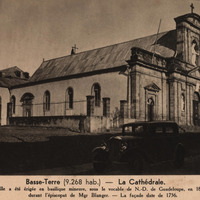 Basse-Terre ( 9.268 hab. ) - La Cathédrale. Elle a été érigée en basilique mineure, sous le vocable…